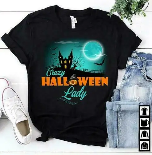 Crazy Halloween Lady Ladies T-Shirt Summer Cotton Short Sleeve O-Neck Unisex T Shirt New S-3XL
Crazy Halloween Lady Ladies T-Shirt Summer Cotton Short Sleeve O-Neck Unisex T Shirt New S-3XL