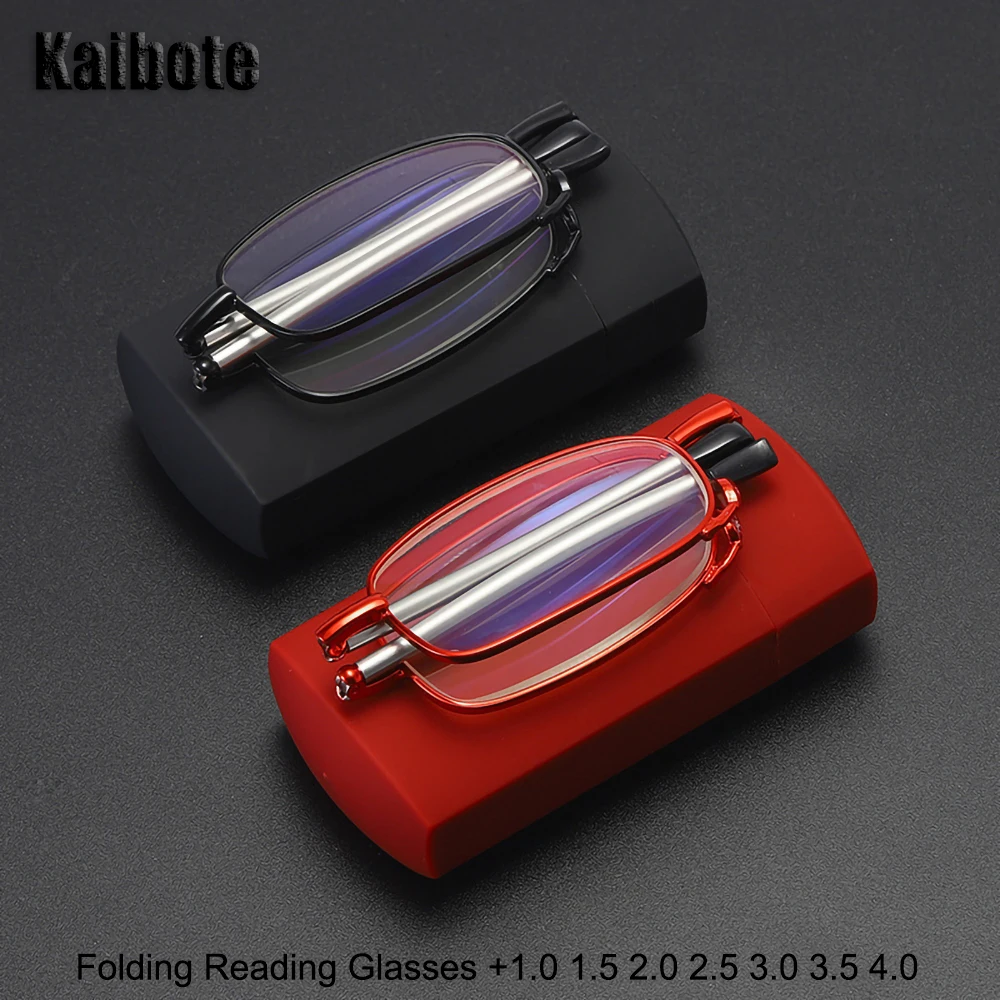 KBT Mini Antenna Folding Metal Reading Glasses Anti Blue Light Spring Hinge Men Women Presbyopic Eyeglasses Computer Portable
KBT Mini Antenna Folding Metal Reading Glasses Anti Blue Light Spring Hinge Men Women Presbyopic Eyeglasses Computer Portable