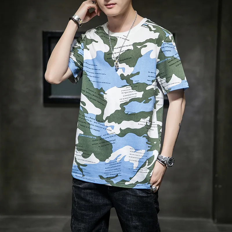 Men Pure Cotton T-shirt New Summer Military Style Short Sleeve T-shirt Round Neck Ocean Printed Men Casual T-shirt
Men Pure Cotton T-shirt New Summer Military Style Short Sleeve T-shirt Round Neck Ocean Printed Men Casual T-shirt