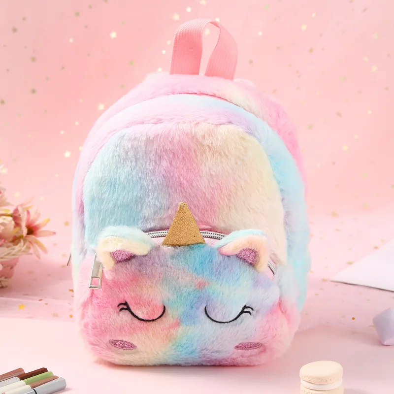 Girls Mini Unicorn Backpack Bags For Children Cartoon Winter Faux Fur Small Bagpacks kindergarten Schoolbag Mochila Feminina
Girls Mini Unicorn Backpack Bags For Children Cartoon Winter Faux Fur Small Bagpacks kindergarten Schoolbag Mochila Feminina