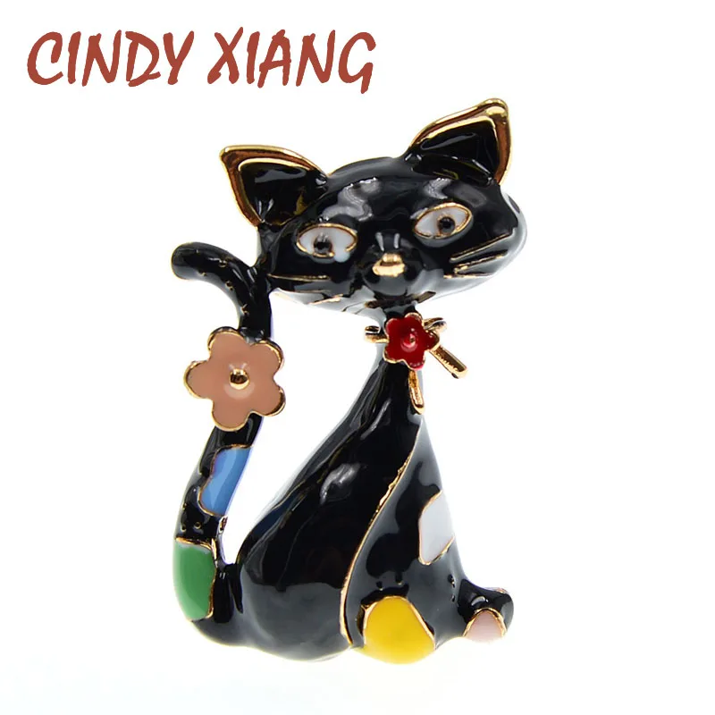CINDY XIANG Cute Enamel Cat Brooches For Women Animal Design Fashion Kitty Pin Brooch 2 Colors Available Coat Accessories Gift
CINDY XIANG Cute Enamel Cat Brooches For Women Animal Design Fashion Kitty Pin Brooch 2 Colors Available Coat Accessories Gift
