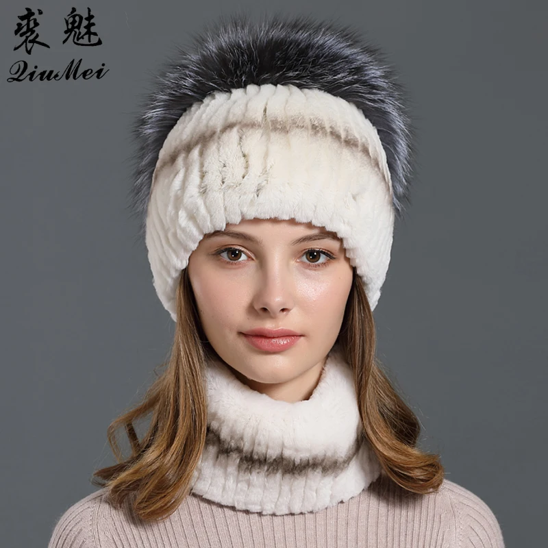 Real Rex Rabbit Fur Hat And Scarf Set For Women New Neck Ring Head Hankie Beanies Luxury Natural Fox Fur Winter Scarf And Caps
Real Rex Rabbit Fur Hat And Scarf Set For Women New Neck Ring Head Hankie Beanies Luxury Natural Fox Fur Winter Scarf And Caps