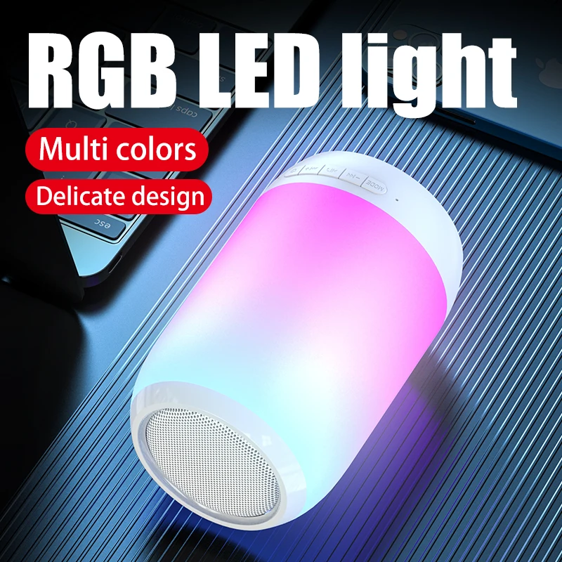 Wireless Bluetooth 5.0 Speaker Portable High BoomBox Bass Column Powerful Waterproof Sound Box HIFI TF FM Radio with LED Light
Wireless Bluetooth 5.0 Speaker Portable High BoomBox Bass Column Powerful Waterproof Sound Box HIFI TF FM Radio with LED Light