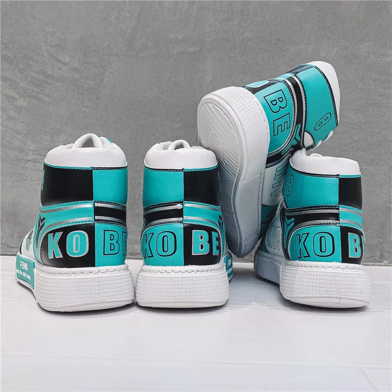 High Quality Men Vulcanized Shoes New High Top Casual Shoes Men Autumn Leather Sneakers Zapatillas Hombre
High Quality Men Vulcanized Shoes New High Top Casual Shoes Men Autumn Leather Sneakers Zapatillas Hombre