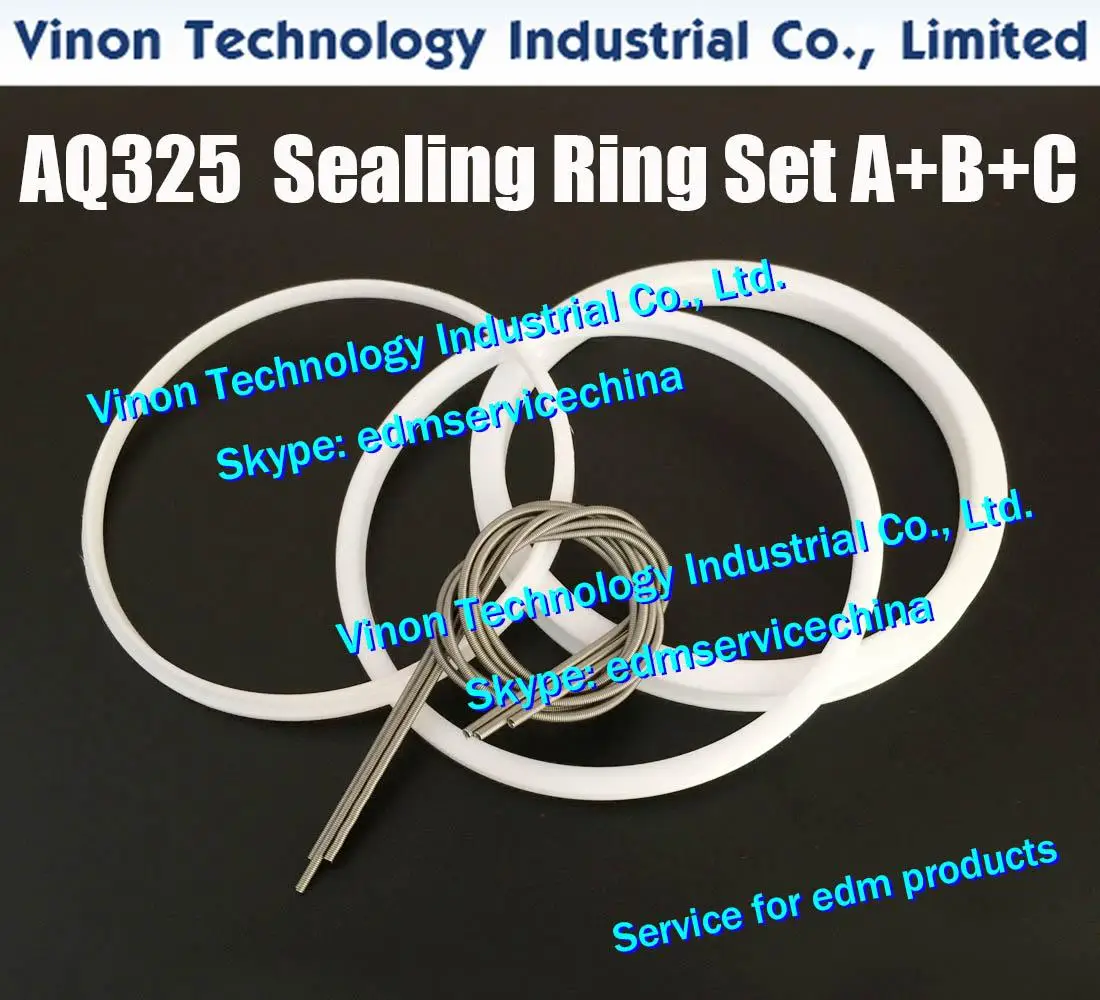 (3pc/set) AQ325L edm Lower Arm Sealing Ring A+B+C Set, 3032835, 118501A, MW407536A, 3034428, 3034427 edm Sealing Center Ring
(3pc/set) AQ325L edm Lower Arm Sealing Ring A+B+C Set, 3032835, 118501A, MW407536A, 3034428, 3034427 edm Sealing Center Ring