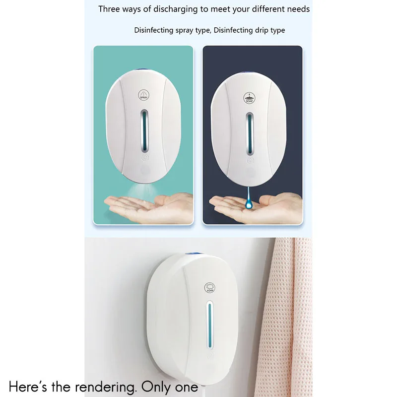 550Ml Automatic Soap Dispenser Contactless Sensor Hand Liquid Dispenser Wall Mounted for Bathroom Kitchen
550Ml Automatic Soap Dispenser Contactless Sensor Hand Liquid Dispenser Wall Mounted for Bathroom Kitchen