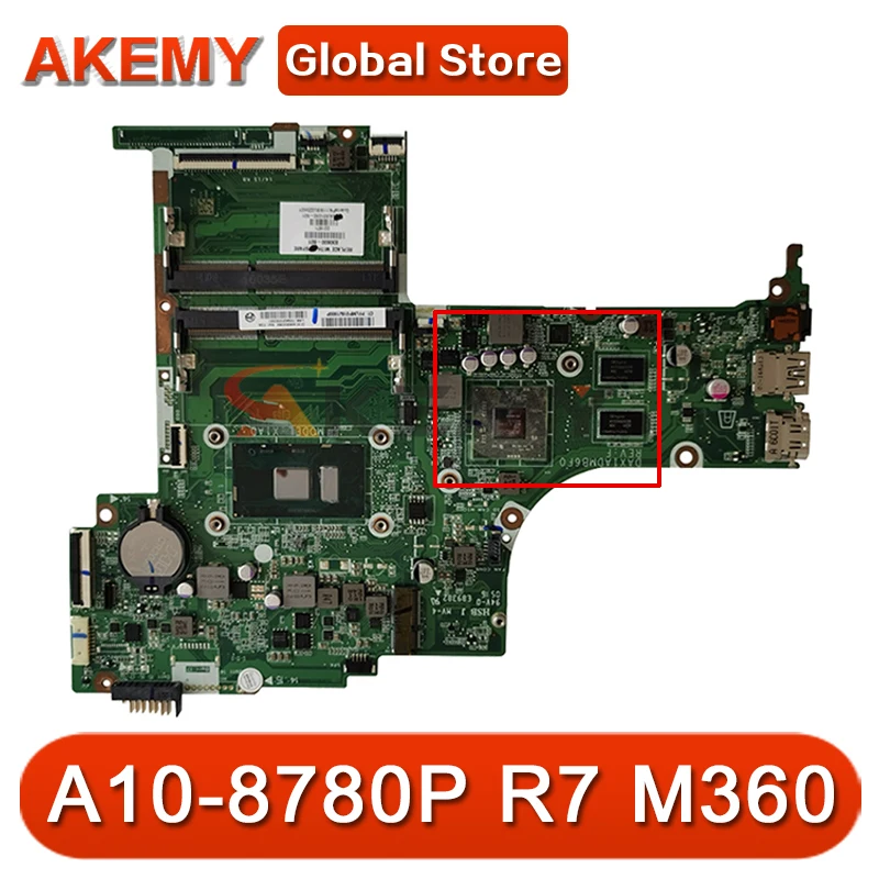 Для HP 15-AB серии Материнская плата ноутбука 844805-601 DA0X21MB6D0 с A10-8780P Процессор R7 M360 2 Гб GPU 100% тестирование Быстрая доставка
Для HP 15-AB серии Материнская плата ноутбука 844805-601 DA0X21MB6D0 с A10-8780P Процессор R7 M360 2 Гб GPU 100% тестирование Быстрая доставка