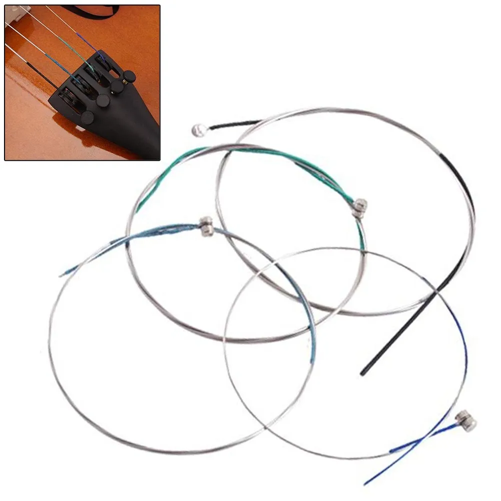Violin Strings Steel String Replacement Set (E-A-D-G) For Size 3/4 4/4 Violins Medium Tension Strings Stringed Instruments Parts
Violin Strings Steel String Replacement Set (E-A-D-G) For Size 3/4 4/4 Violins Medium Tension Strings Stringed Instruments Parts