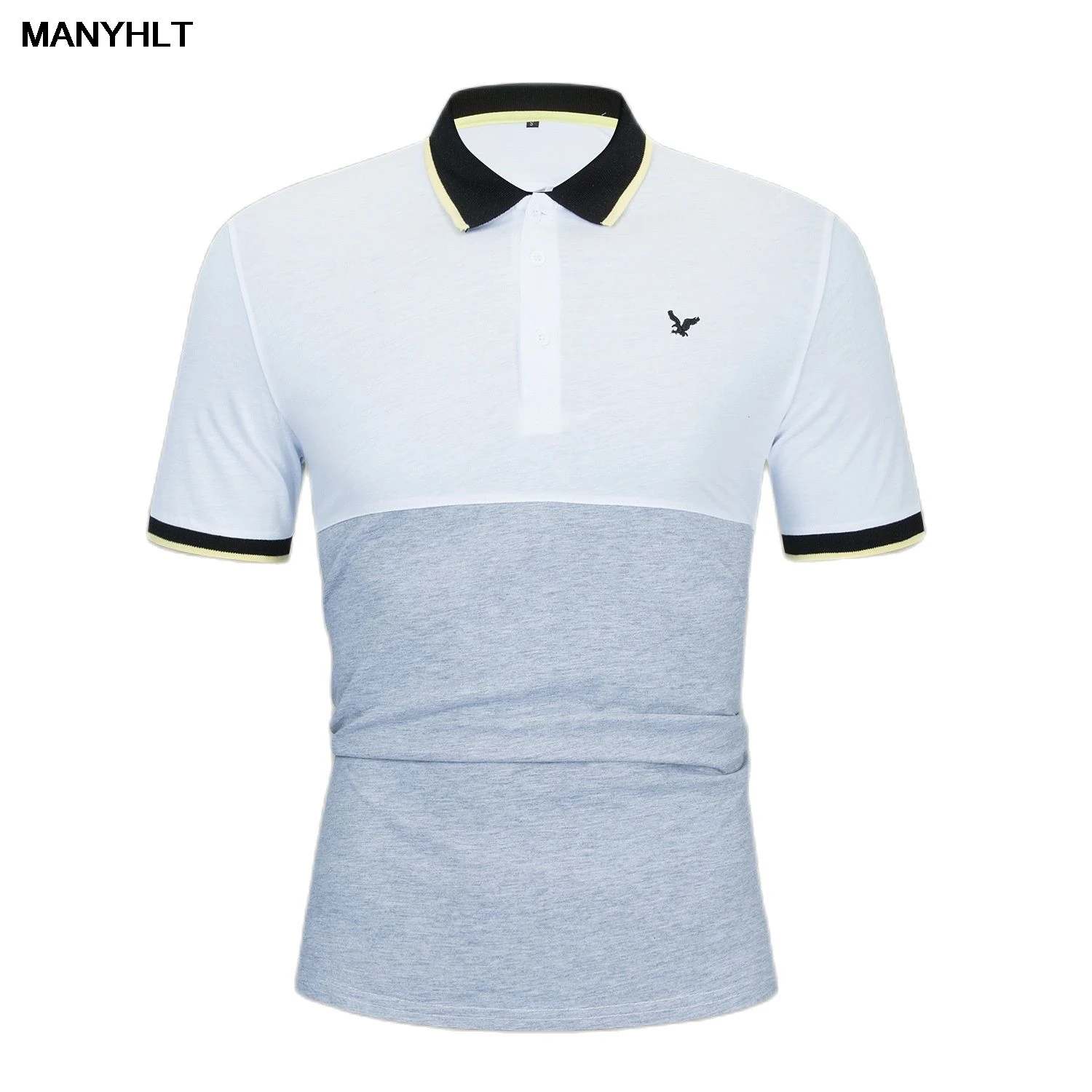 Spring And Summer New European Code Men's Clothing Urban Fashion Pure Cotton Color Matching Short-sleeved Polo Shirt T-shirt
Spring And Summer New European Code Men's Clothing Urban Fashion Pure Cotton Color Matching Short-sleeved Polo Shirt T-shirt