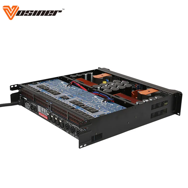 Vosiner amplificador de potencia de 4 canales FP20Q 4000W amplificador profesional
Vosiner amplificador de potencia de 4 canales FP20Q 4000W amplificador profesional