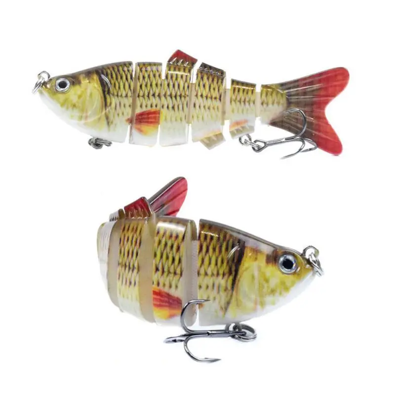 New 10cm 16.5g Robotic Swimming Lure 6 Section Lure With Ring Beads Freshwater Sinking Fishhook Trout Bass Hard Bait
New 10cm 16.5g Robotic Swimming Lure 6 Section Lure With Ring Beads Freshwater Sinking Fishhook Trout Bass Hard Bait
