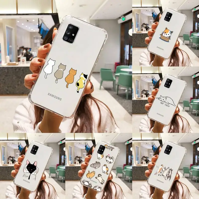 cute cat Phone Case For Samsung a10 a12 a50 a51 a52 a21 a31 a32 a71 s10 s20 s21 Plus Fe Ultra
cute cat Phone Case For Samsung a10 a12 a50 a51 a52 a21 a31 a32 a71 s10 s20 s21 Plus Fe Ultra