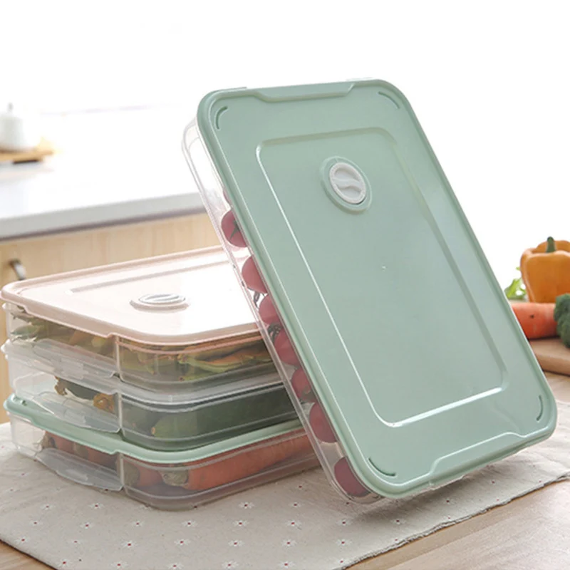 Food Preservation Tray Refrigerator Dumplings Storage Organizer Box with Lid NW
Food Preservation Tray Refrigerator Dumplings Storage Organizer Box with Lid NW