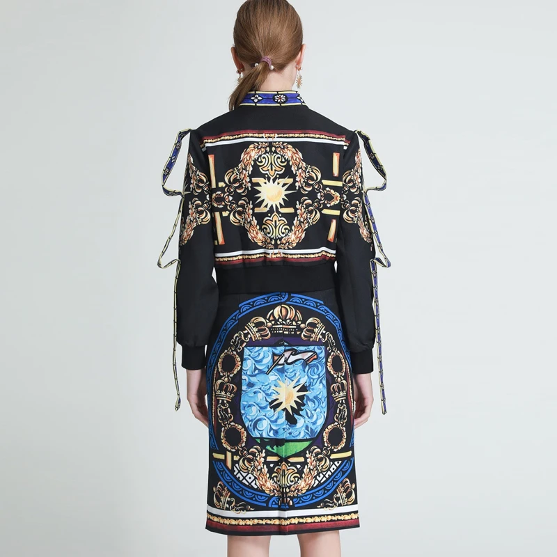 2020 AUTUMN VINTAGE PRINT TOP & SKIRT SET
2020 AUTUMN VINTAGE PRINT TOP & SKIRT SET