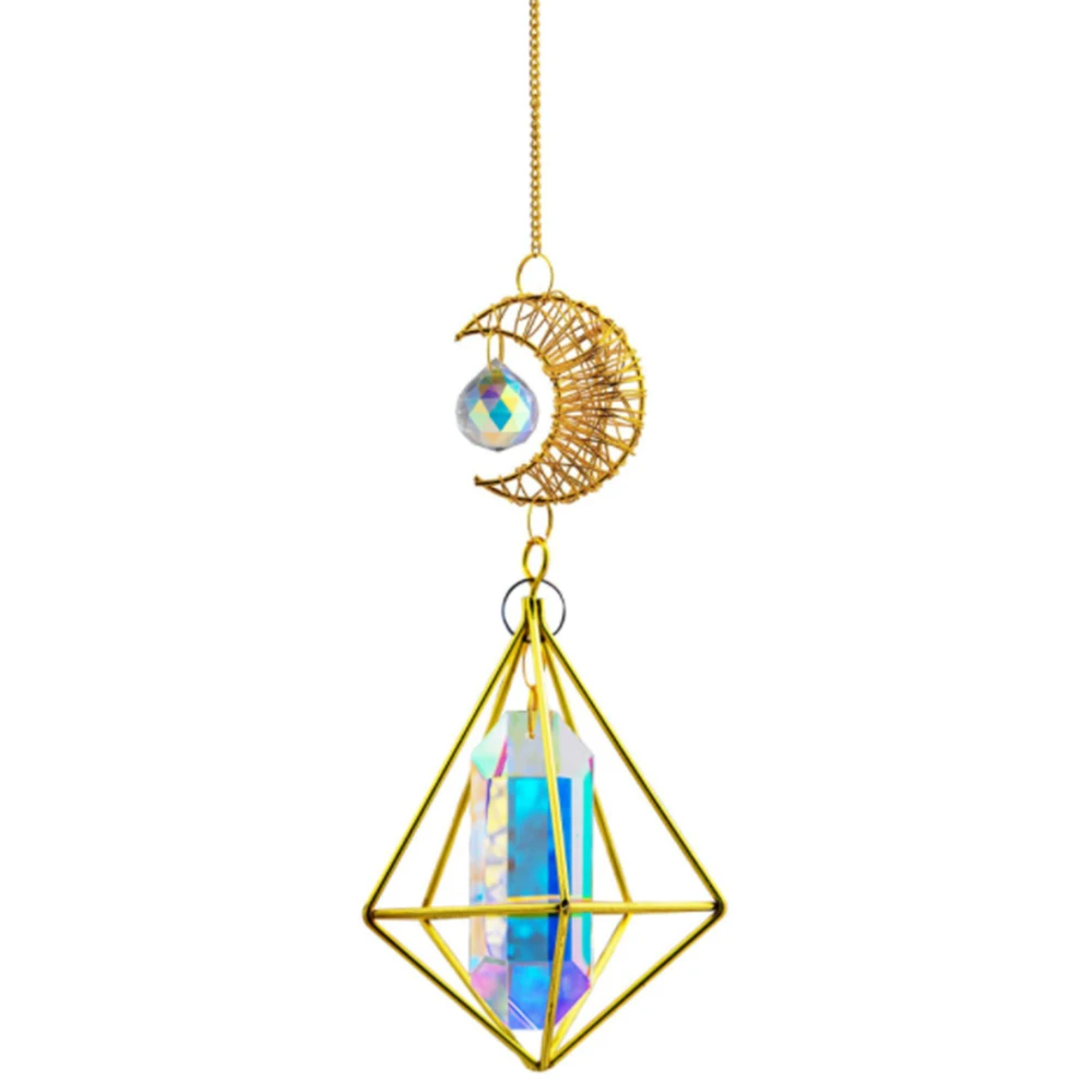 Crystals Wind Chime Moon Catcher Suncatchers Handmade Garden Hanging Pendant Ornament Window Curtain Home Decoration
Crystals Wind Chime Moon Catcher Suncatchers Handmade Garden Hanging Pendant Ornament Window Curtain Home Decoration