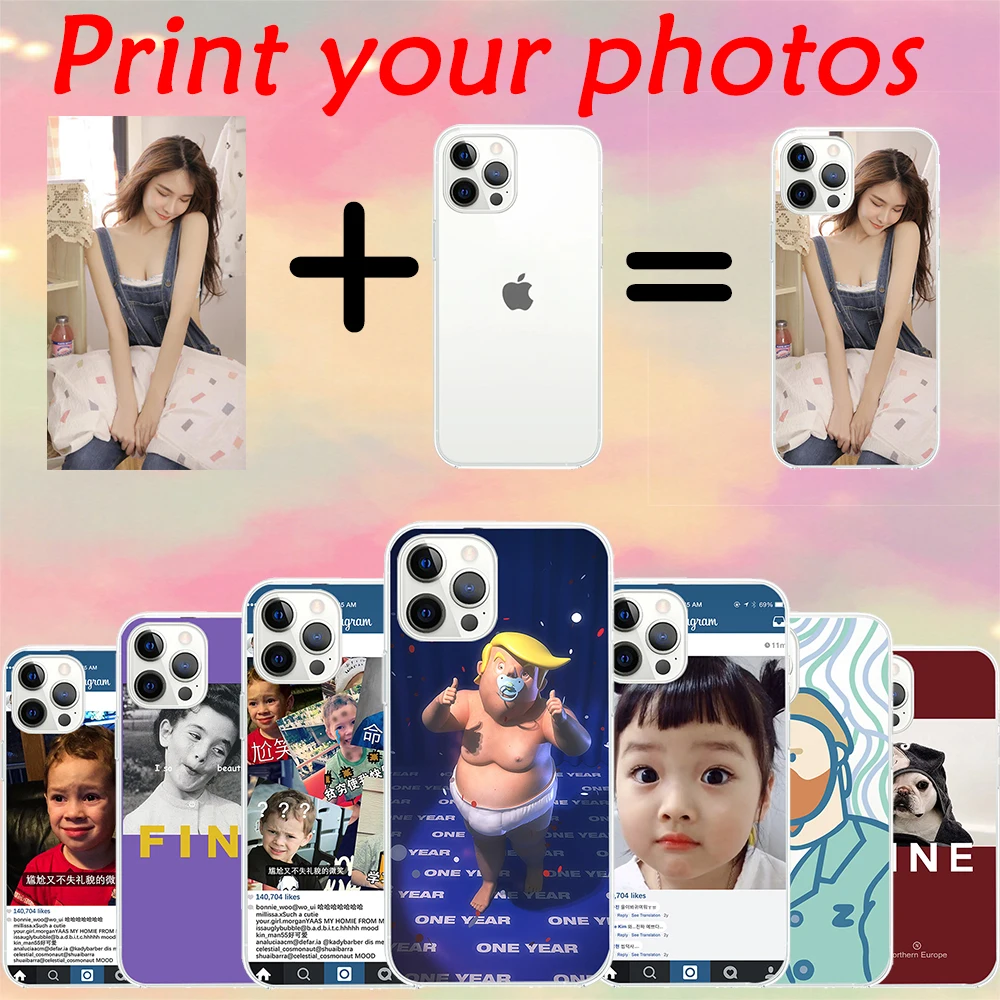 Custom Phone Case for IPhone 13 12 11 Pro Max Mini SE 2020 8 7 6 6s Plus Customized for IPhone X XR XS Max 5 5s Cover Photo
Custom Phone Case for IPhone 13 12 11 Pro Max Mini SE 2020 8 7 6 6s Plus Customized for IPhone X XR XS Max 5 5s Cover Photo