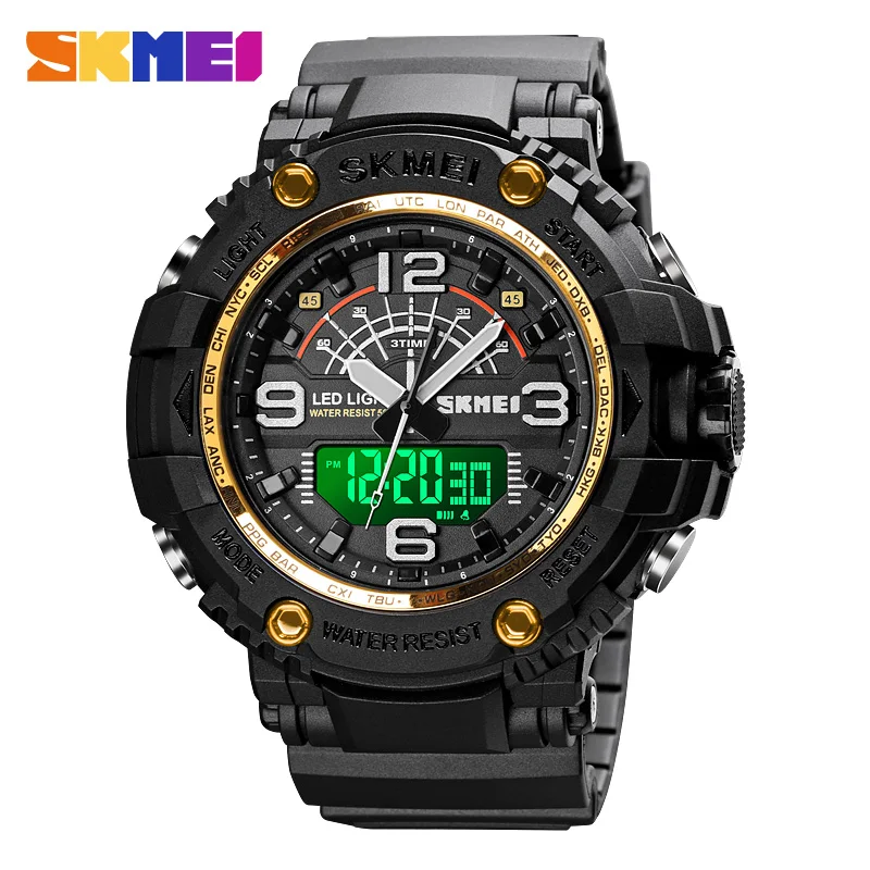 Sports Military Watch Men Waterproof Digital Quartz Large Dial Mens Watches Fashion Outdoor Student Man Wristwatch Relogio SKMEI
Sports Military Watch Men Waterproof Digital Quartz Large Dial Mens Watches Fashion Outdoor Student Man Wristwatch Relogio SKMEI
