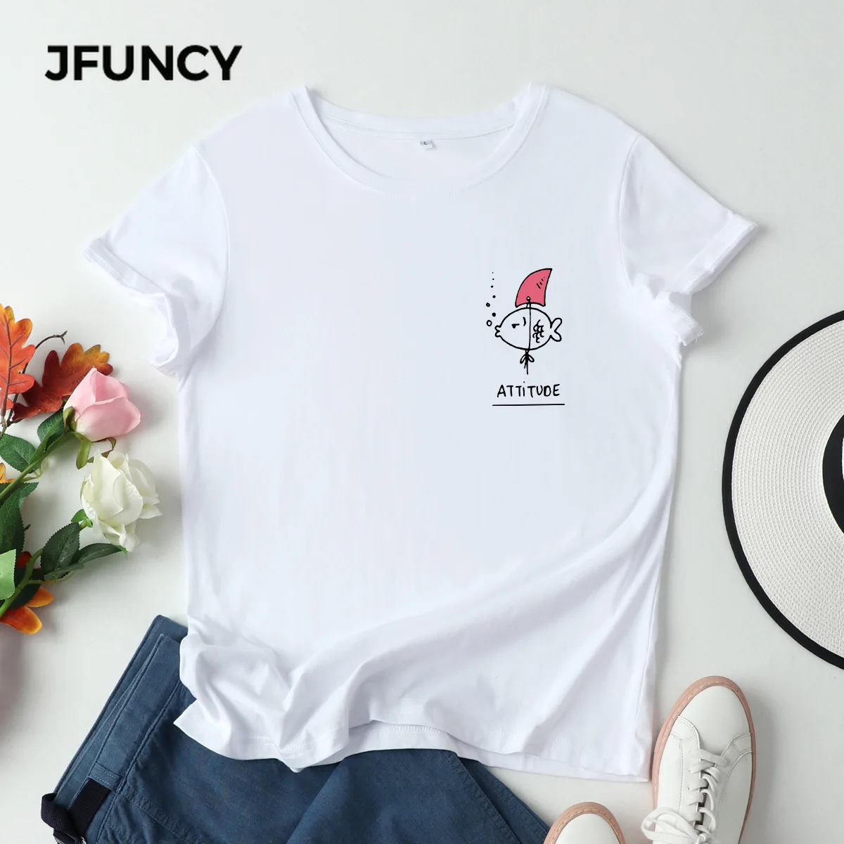 JFUNCY женская футболка большого размера, летние хлопковые футболки, женская футболка с простым принтом, женские Графические футболки и топы в...
JFUNCY женская футболка большого размера, летние хлопковые футболки, женская футболка с простым принтом, женские Графические футболки и топы в...