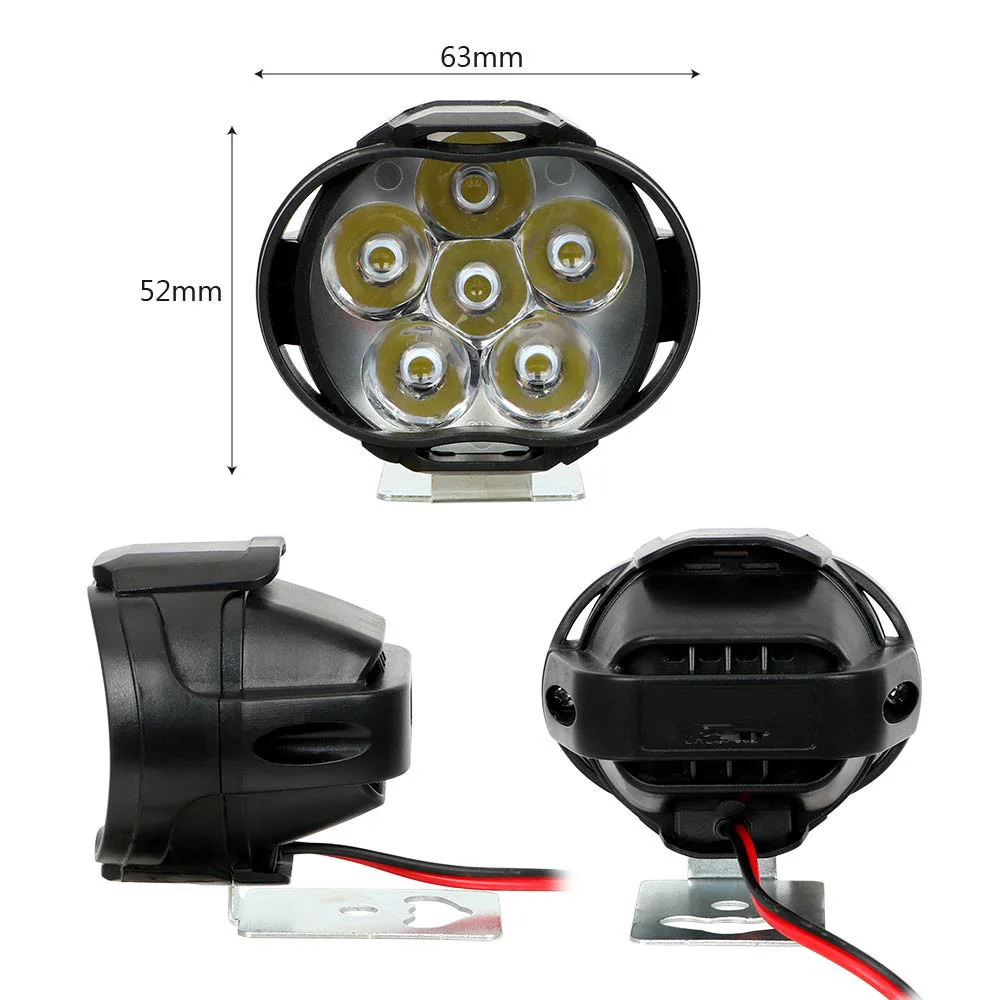 2pcs/set Universal Led Headlights Spot Fog Lamps 6 LED Waterproof Work Lamp 12V ATV For Motorcycle Car Electrocar
2pcs/set Universal Led Headlights Spot Fog Lamps 6 LED Waterproof Work Lamp 12V ATV For Motorcycle Car Electrocar