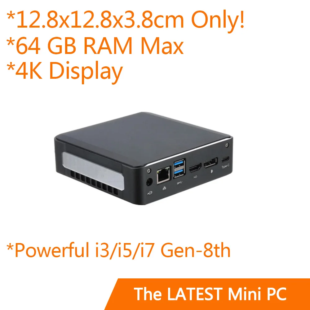 dHP Powerful Mini PC Windows 10 Intel i5 8265u i7 8565u Quad Core DDR4 Memory M.2 SSD Portable Barebone Computer Support 4K 60Hz
dHP Powerful Mini PC Windows 10 Intel i5 8265u i7 8565u Quad Core DDR4 Memory M.2 SSD Portable Barebone Computer Support 4K 60Hz