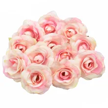 200/500 шт. 4 см Мини Искусственные Шелковые Розы цветочные головки
