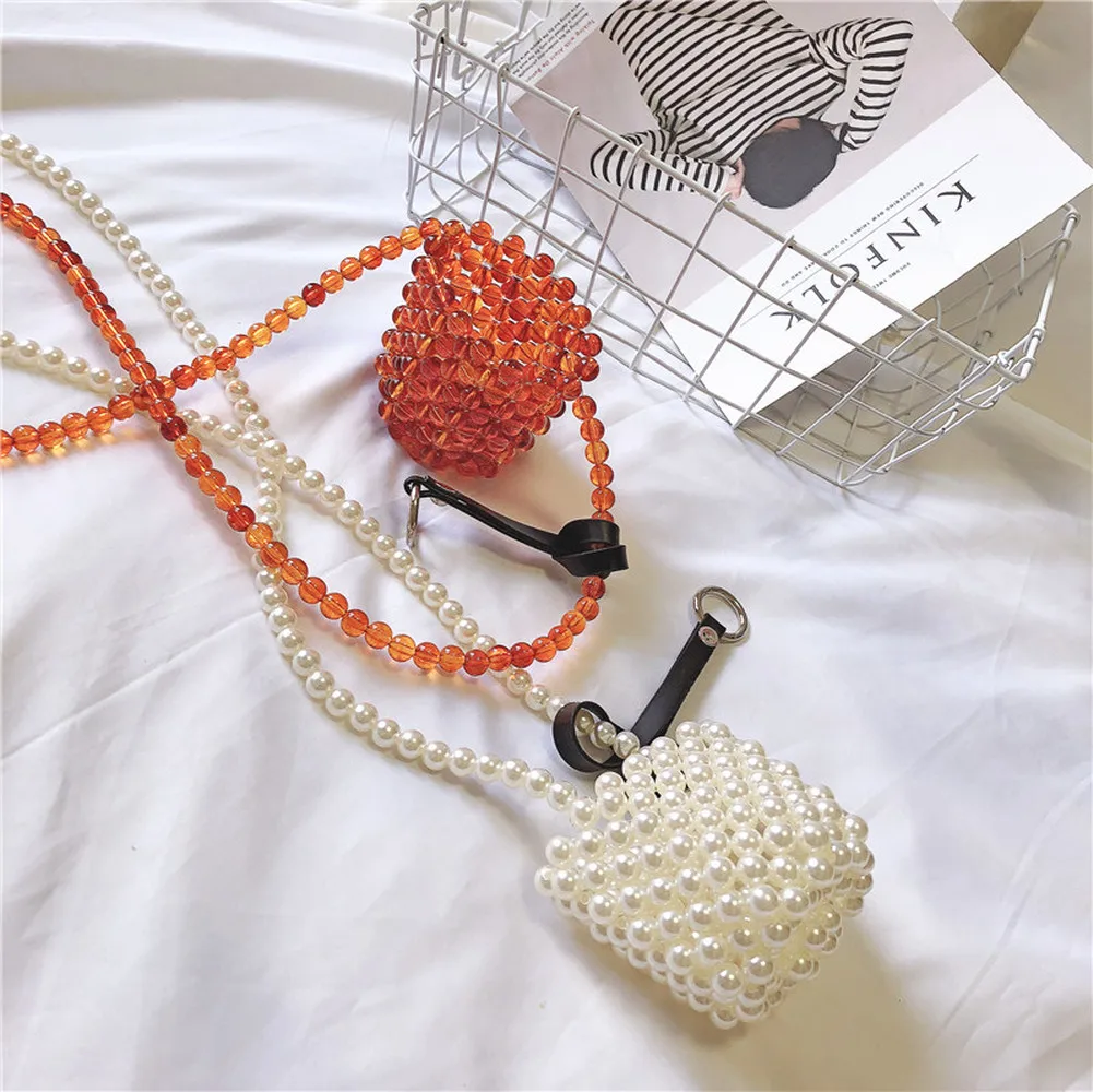 Women's Bag New Retro Mini Ins Hand Woven Beaded Pearl Bag Small Bag Messenger Bag
Women's Bag New Retro Mini Ins Hand Woven Beaded Pearl Bag Small Bag Messenger Bag
