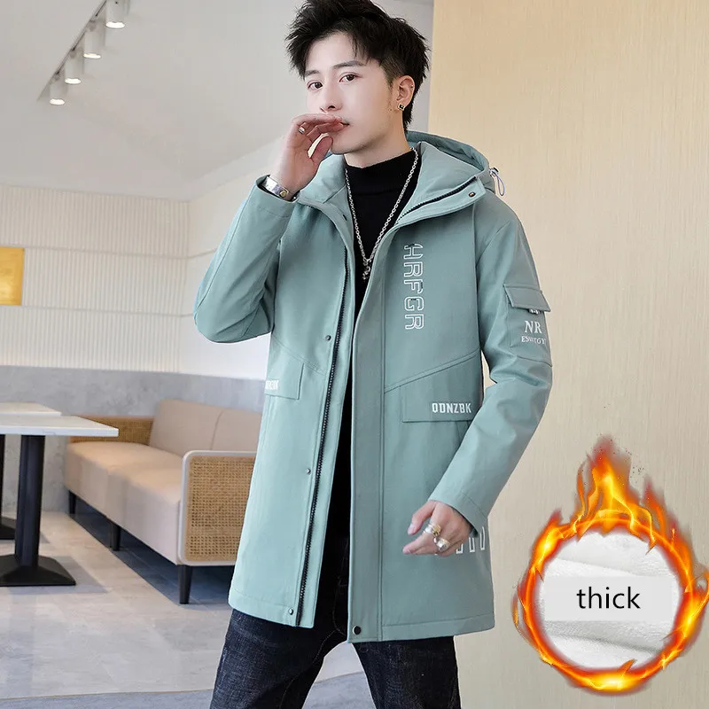 Winter Men's Parka Medium Length Thick Warm Wind-proof Hooded Zipper Fashion Casual Hot Sale Quality Male Cotton Coat
Winter Men's Parka Medium Length Thick Warm Wind-proof Hooded Zipper Fashion Casual Hot Sale Quality Male Cotton Coat