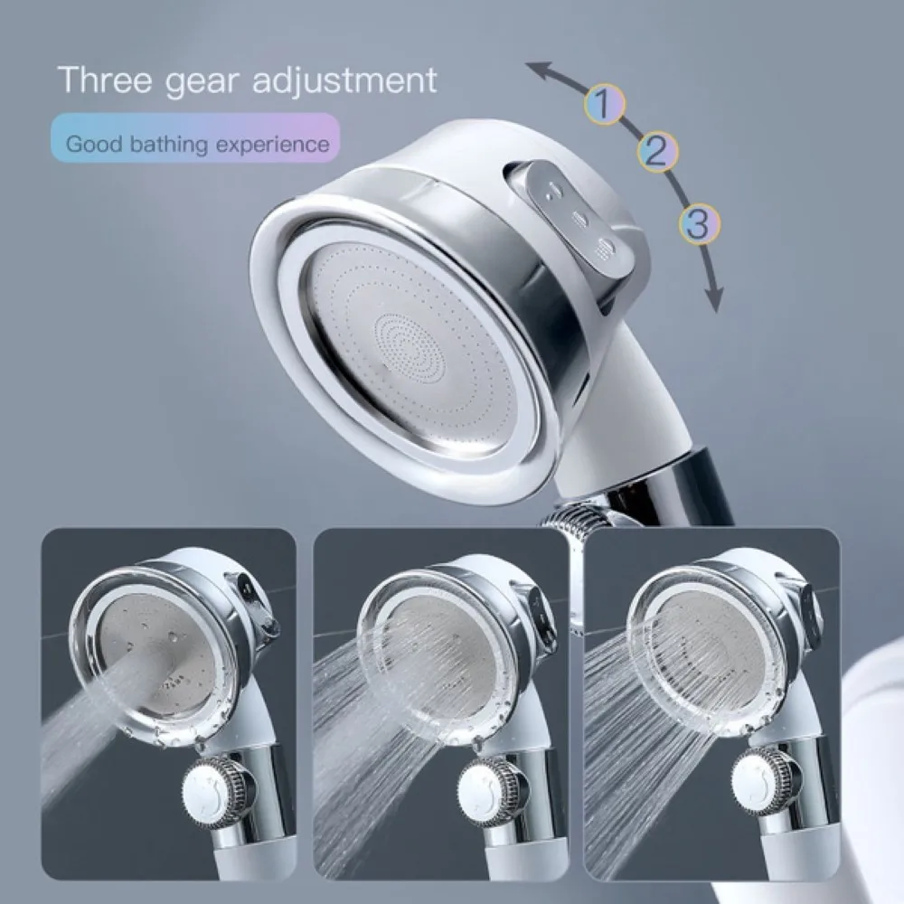New High Pressure Shower Head Water Saving Perforated Showerhead Adjustable 3 Modes Shower Head Bathroom Accessories
New High Pressure Shower Head Water Saving Perforated Showerhead Adjustable 3 Modes Shower Head Bathroom Accessories