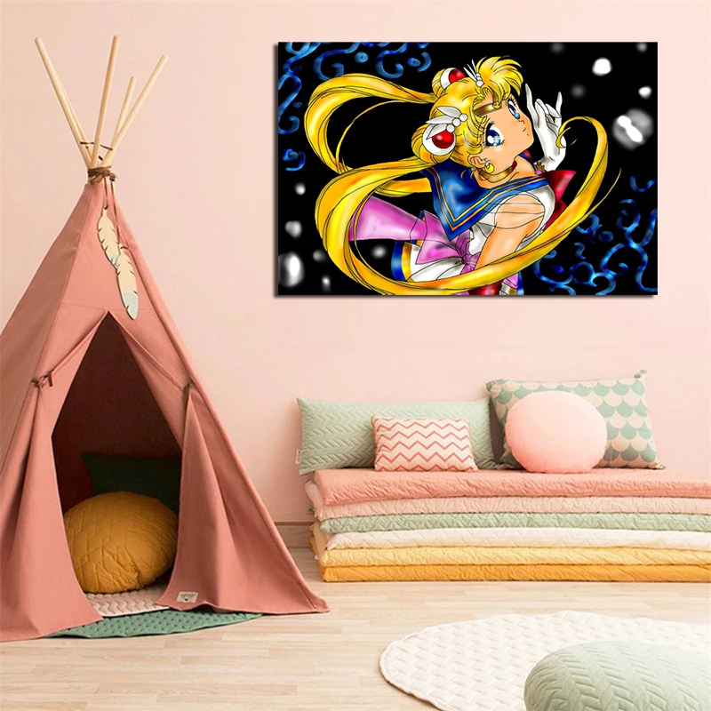 Sailores Moonor Anime Girl Miara Wall Art Canvas Poster and Print Canvas Painting Oil Decorative Picture Living Room Home Decor
Sailores Moonor Anime Girl Miara Wall Art Canvas Poster and Print Canvas Painting Oil Decorative Picture Living Room Home Decor