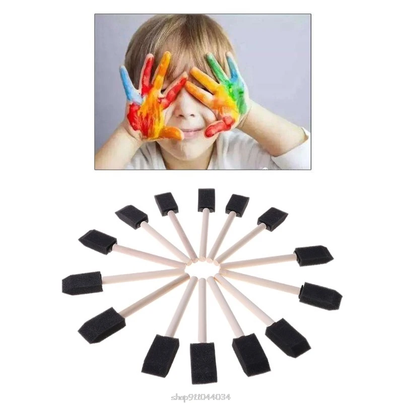1 inch Foam Sponge Wood Handle Paint Brush Set - Lightweight, Durable and Great for Acrylics, Stains, Varnishes, Crafts F24 21
1 inch Foam Sponge Wood Handle Paint Brush Set - Lightweight, Durable and Great for Acrylics, Stains, Varnishes, Crafts F24 21