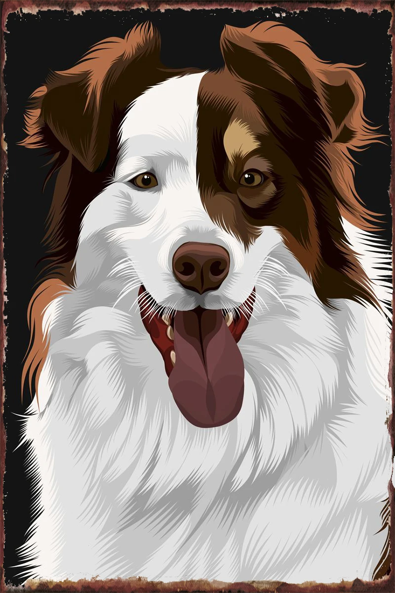 Cute pet dog Wall Decor Room Decoration Retro Vintage Metal Sign Tin Sign Tin Plates For Art Home Club Man Cave Cafe Pub
Cute pet dog Wall Decor Room Decoration Retro Vintage Metal Sign Tin Sign Tin Plates For Art Home Club Man Cave Cafe Pub