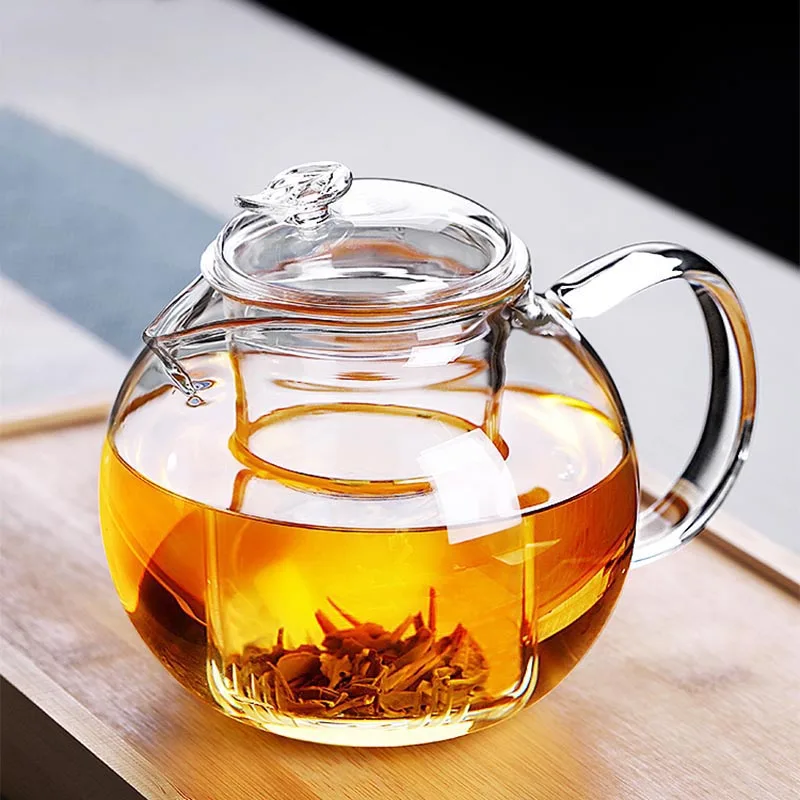 600ml Heat-resistant Glass Teapot Transparent Tea Utensils Home Lemon Flower Teapots Chinese Kung Fu Tea Set Office Kettle Gifts
600ml Heat-resistant Glass Teapot Transparent Tea Utensils Home Lemon Flower Teapots Chinese Kung Fu Tea Set Office Kettle Gifts