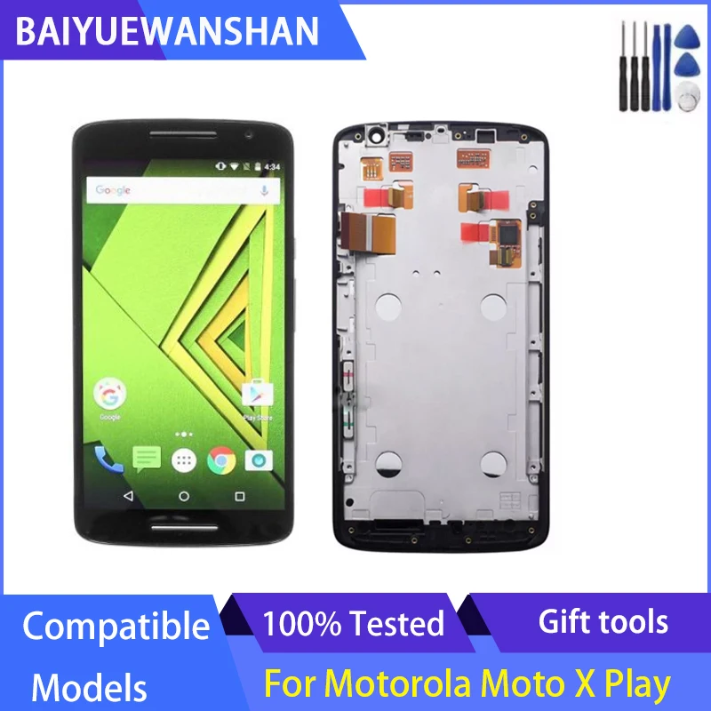 ЖК-дисплей 5,5 дюйма для Motorola Moto X Play XT1561 XT1562 XT1563, сенсорный экран с дигитайзером для Moto X Play, ЖК-дисплей с рамкой в сборе
ЖК-дисплей 5,5 дюйма для Motorola Moto X Play XT1561 XT1562 XT1563, сенсорный экран с дигитайзером для Moto X Play, ЖК-дисплей с рамкой в сборе