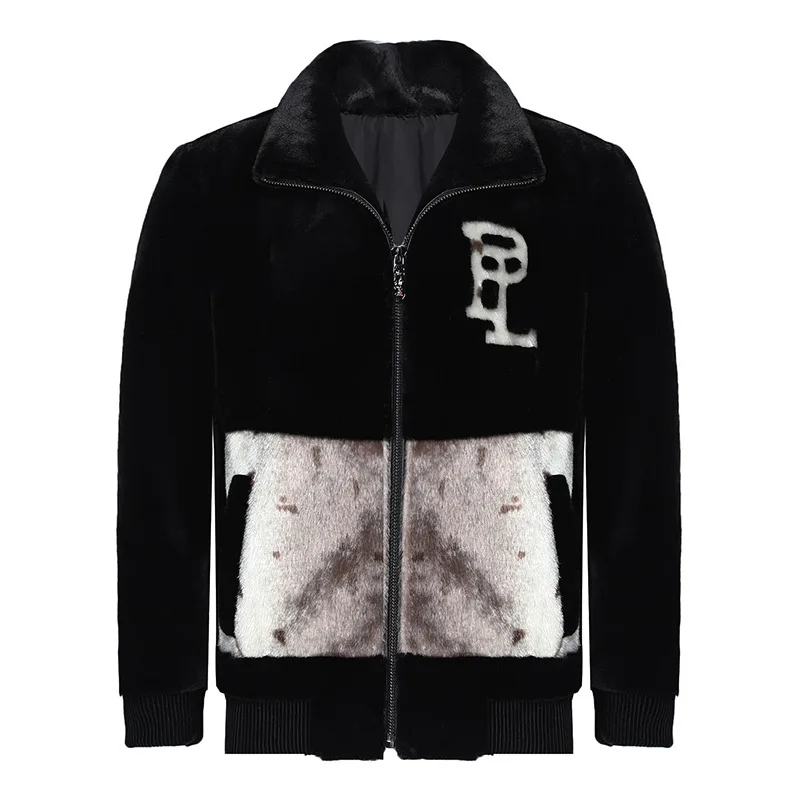 Men's warm mink jacket, new fur coat, Korean style slim-fitting fur coat
Men's warm mink jacket, new fur coat, Korean style slim-fitting fur coat