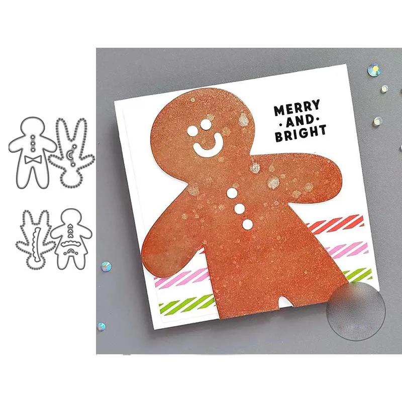 2020 New Arrival Gingerbread Man Doll Frame Metal Cutting Dies Embossing Scrapbooking Stencil Craft Cut Dies For DIY Card Hand
2020 New Arrival Gingerbread Man Doll Frame Metal Cutting Dies Embossing Scrapbooking Stencil Craft Cut Dies For DIY Card Hand