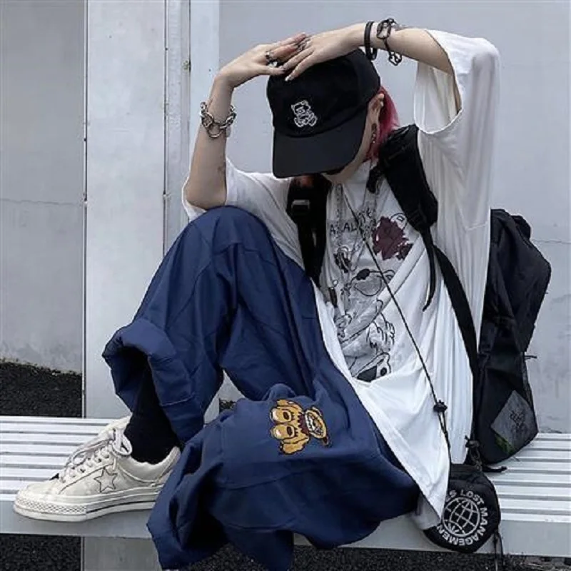 QWEEK Hip Hop Streerwear Cargo Pants Women Harajuku Wide Leg Pants Korean Fashion Casual Pants Women Hippie Loose Trousers
QWEEK Hip Hop Streerwear Cargo Pants Women Harajuku Wide Leg Pants Korean Fashion Casual Pants Women Hippie Loose Trousers