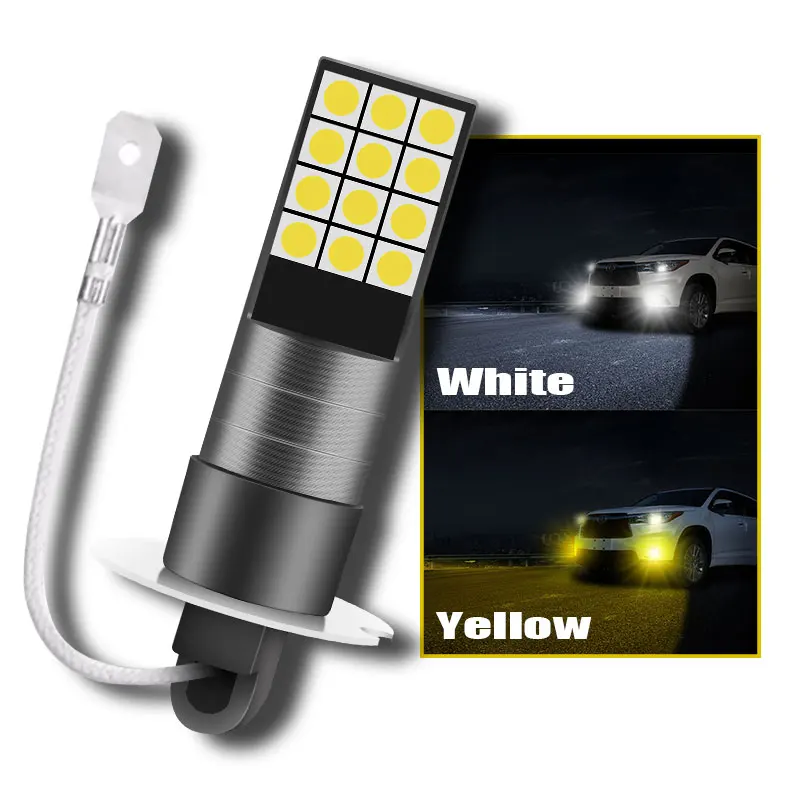 2PCS LED Car Fog Light H3 Type 12V High Quality White/Yellow Light Super Bright Fog Lamp Bulb Work Car Front And Rear Lights
2PCS LED Car Fog Light H3 Type 12V High Quality White/Yellow Light Super Bright Fog Lamp Bulb Work Car Front And Rear Lights