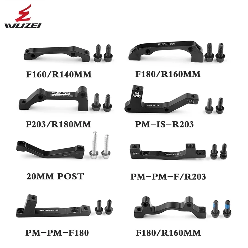 Adapter mountain bike ultralight road bike brake disc converter, rotor adapter holder size 140 160 180 203mm, 1 pair
Adapter mountain bike ultralight road bike brake disc converter, rotor adapter holder size 140 160 180 203mm, 1 pair