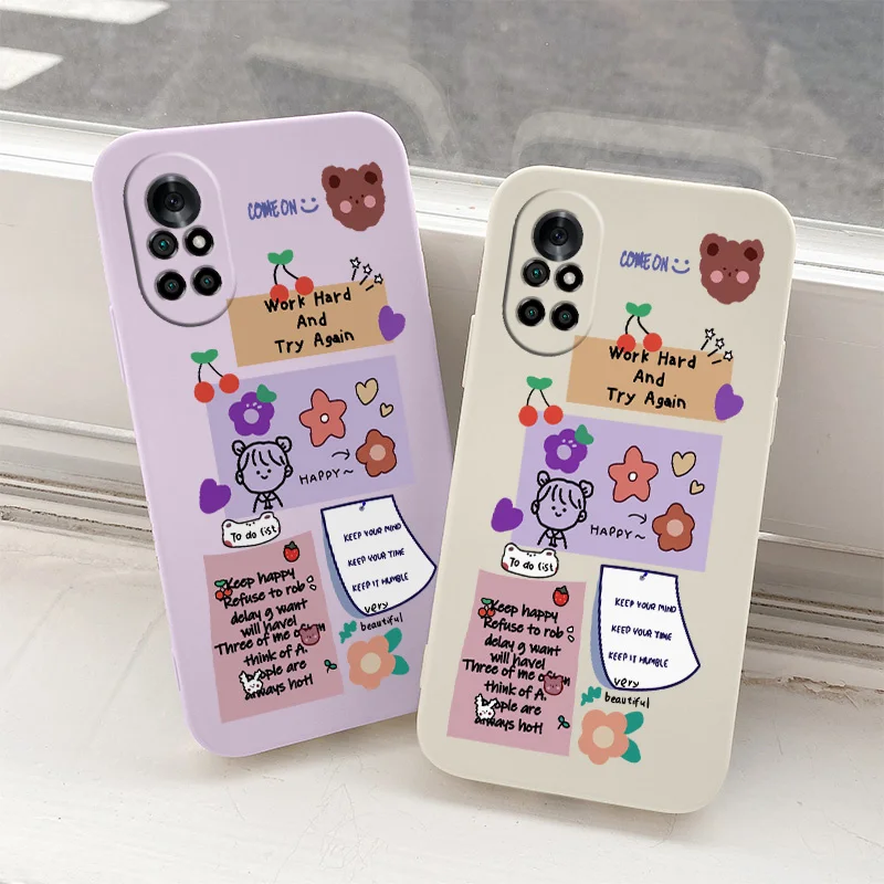 For Huawei Nova 8 7 Pro SE 6 SE Case Cute Funny Notes Slicone Phone Cover 5 Pro 5Z 5I 5Ipro 5T 4 4E Shockproof Soft Case Funda
For Huawei Nova 8 7 Pro SE 6 SE Case Cute Funny Notes Slicone Phone Cover 5 Pro 5Z 5I 5Ipro 5T 4 4E Shockproof Soft Case Funda