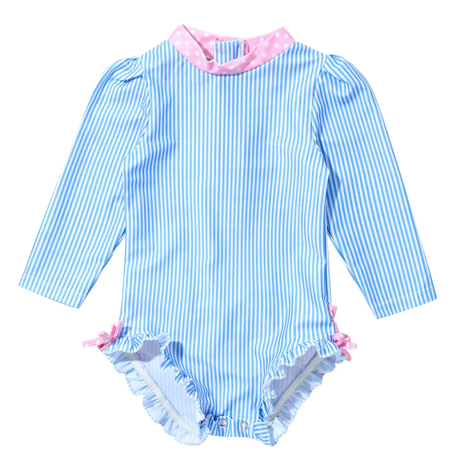 Summer One-piece Swimsuit Swimwear Baby Girls Bikini Sets Long Sleeve Floral Ruffle Swimming Suit Bathing Rash Guards Beach Wear
Summer One-piece Swimsuit Swimwear Baby Girls Bikini Sets Long Sleeve Floral Ruffle Swimming Suit Bathing Rash Guards Beach Wear
