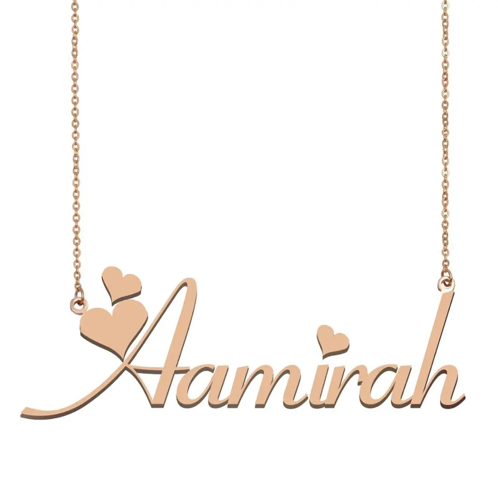 Aamirah Name Necklace , Custom Name Necklace for Women Girls Best Friends Birthday Wedding Christmas Mother Days Gift
Aamirah Name Necklace , Custom Name Necklace for Women Girls Best Friends Birthday Wedding Christmas Mother Days Gift