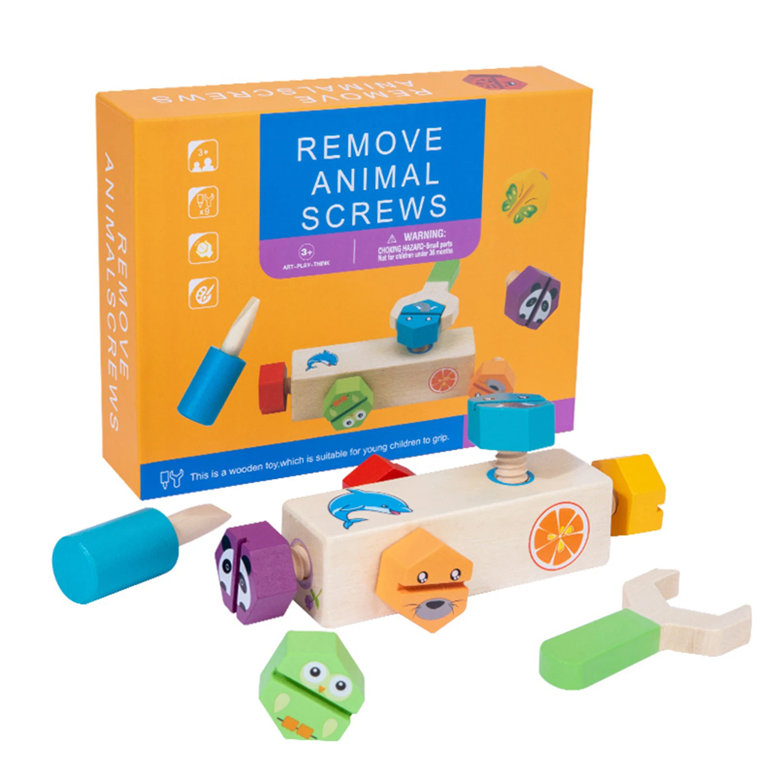 Children Busy Boards Montessori Sensory Toy Wooden Toolbox Screw Driver Nut Combination DIY Disassembly Tool Maintenance Toy
Children Busy Boards Montessori Sensory Toy Wooden Toolbox Screw Driver Nut Combination DIY Disassembly Tool Maintenance Toy