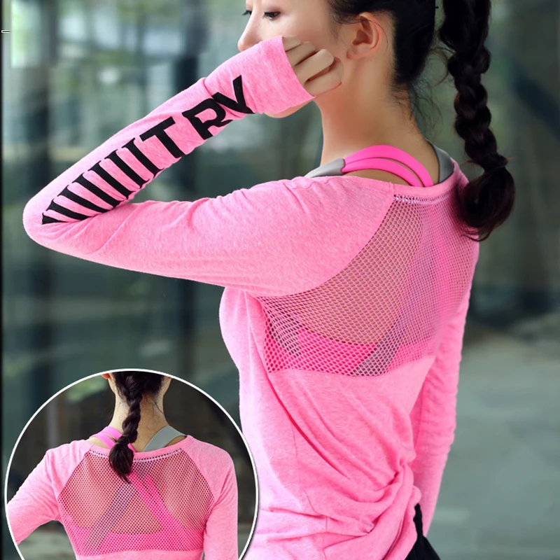 Fitness Yoga Shirt Breathable Sportswear Women T Shirt Sport Yoga Top Quick-Dry Running Shirt Gym Sport Shirt Jacket Women Tops
Fitness Yoga Shirt Breathable Sportswear Women T Shirt Sport Yoga Top Quick-Dry Running Shirt Gym Sport Shirt Jacket Women Tops