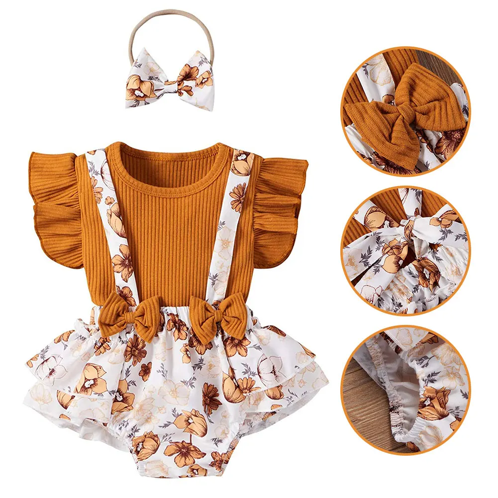 Cotton Girls' Clothing Set Summer Vest 3-Piece Short-Sleeved T-Shirt Top+Printed Strap Shorts+Bow Hair Band Fashion Casual
Cotton Girls' Clothing Set Summer Vest 3-Piece Short-Sleeved T-Shirt Top+Printed Strap Shorts+Bow Hair Band Fashion Casual