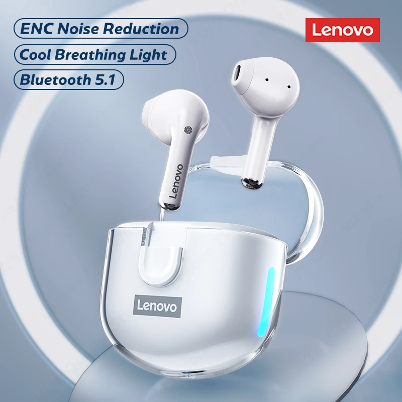 Беспроводные Bluetooth-наушники Lenovo LP12 с двумя микрофонами, ENC, шумоподавлением, TWS, Bluetooth 5,1, наушники-вкладыши с сенсорным управлением 
Беспроводные Bluetooth-наушники Lenovo LP12 с двумя микрофонами, ENC, шумоподавлением, TWS, Bluetooth 5,1, наушники-вкладыши с сенсорным управлением