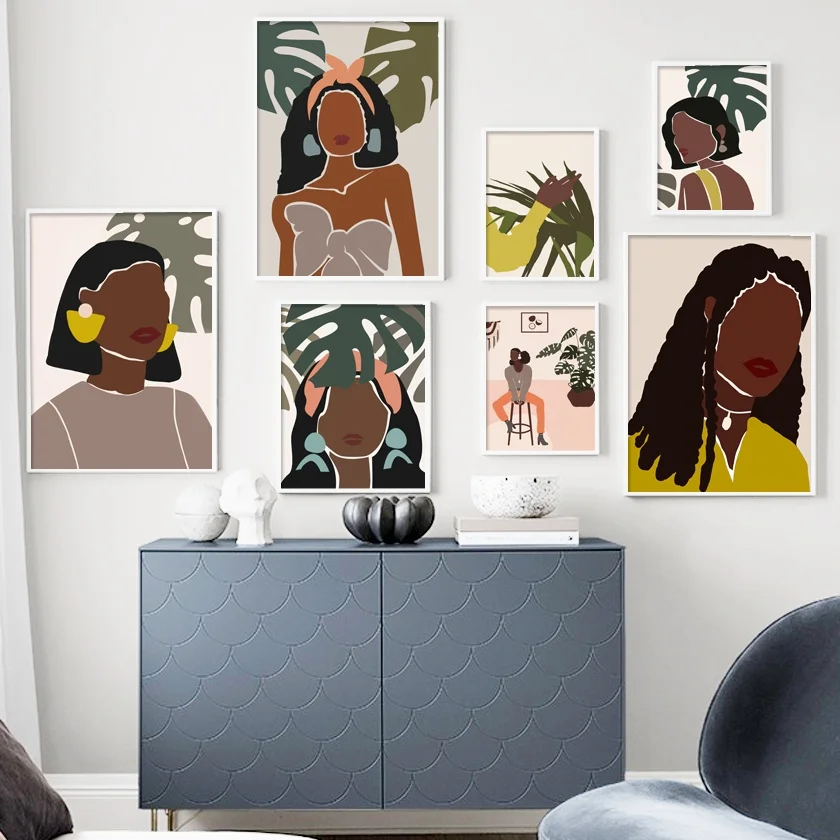 Modern Abstract Geometry Girl Leaf Plant Nordic Posters And Prints Wall Art Canvas Painting Wall Pictures For Living Room Decor
Modern Abstract Geometry Girl Leaf Plant Nordic Posters And Prints Wall Art Canvas Painting Wall Pictures For Living Room Decor