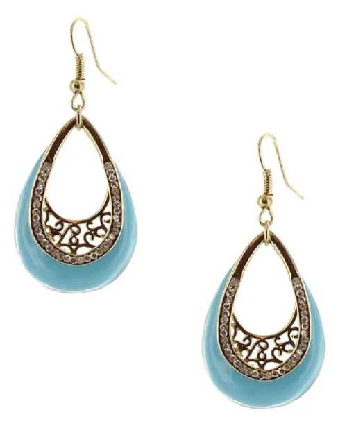 Luxury Water Drop Blue Enamel Earrings for Women Turkish Gold Color Hollow Flower Dangle Earring Female Statement Party Jewelry
Luxury Water Drop Blue Enamel Earrings for Women Turkish Gold Color Hollow Flower Dangle Earring Female Statement Party Jewelry