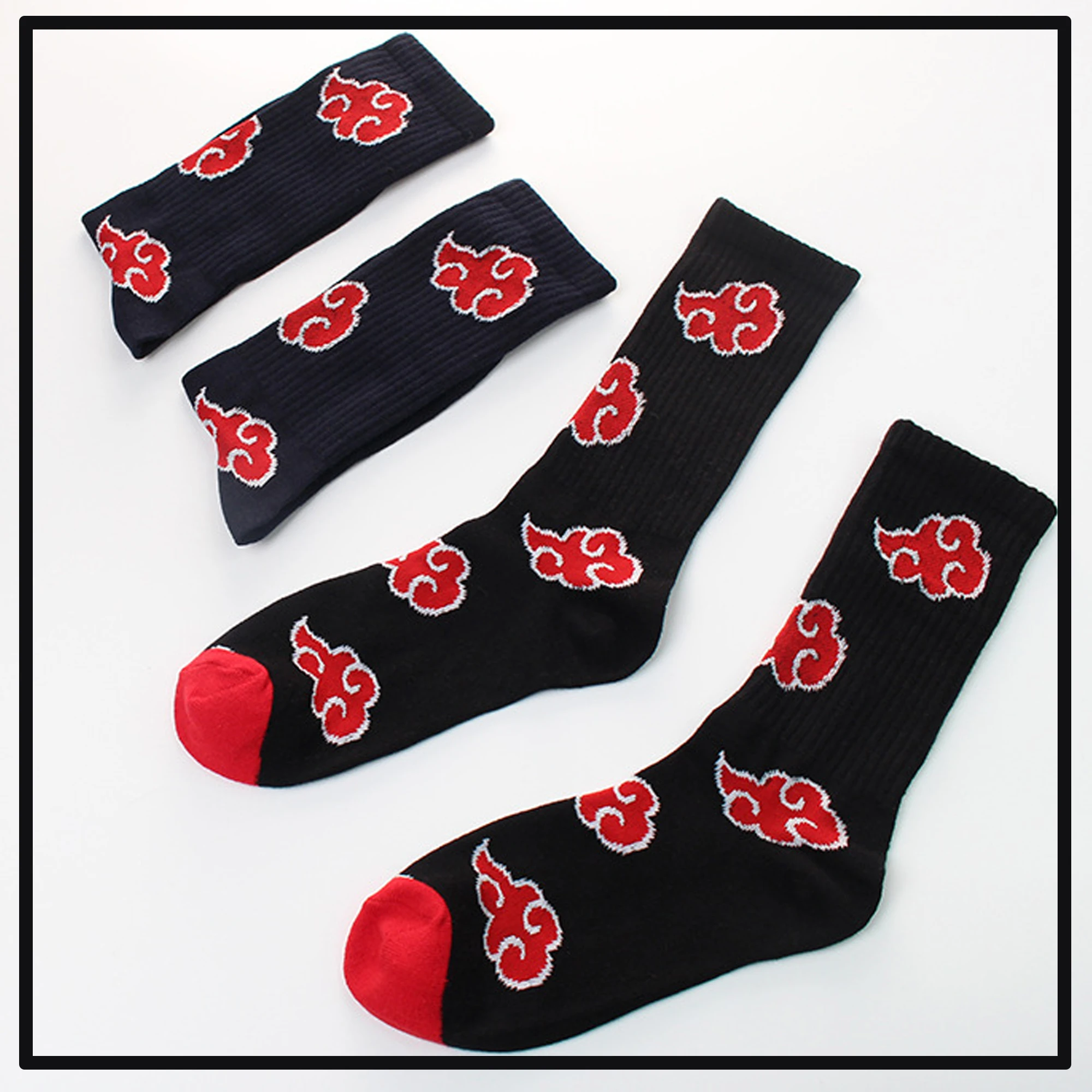 New black tube socks Naruto embroidered socks cartoon shape Akatsuki Hongyun anime knitted socks kid's toys gifts for boys
New black tube socks Naruto embroidered socks cartoon shape Akatsuki Hongyun anime knitted socks kid's toys gifts for boys