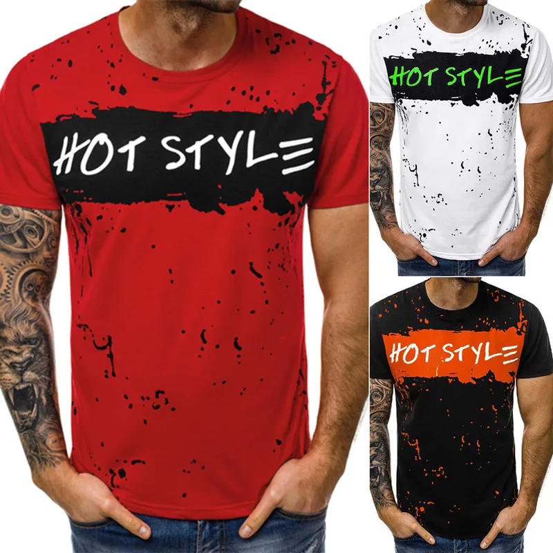 Mens Casual Slim Fit T Shirt Crew Neck Short Sleeves Basic Tee Shirts Letter Print Tops Summer
Mens Casual Slim Fit T Shirt Crew Neck Short Sleeves Basic Tee Shirts Letter Print Tops Summer