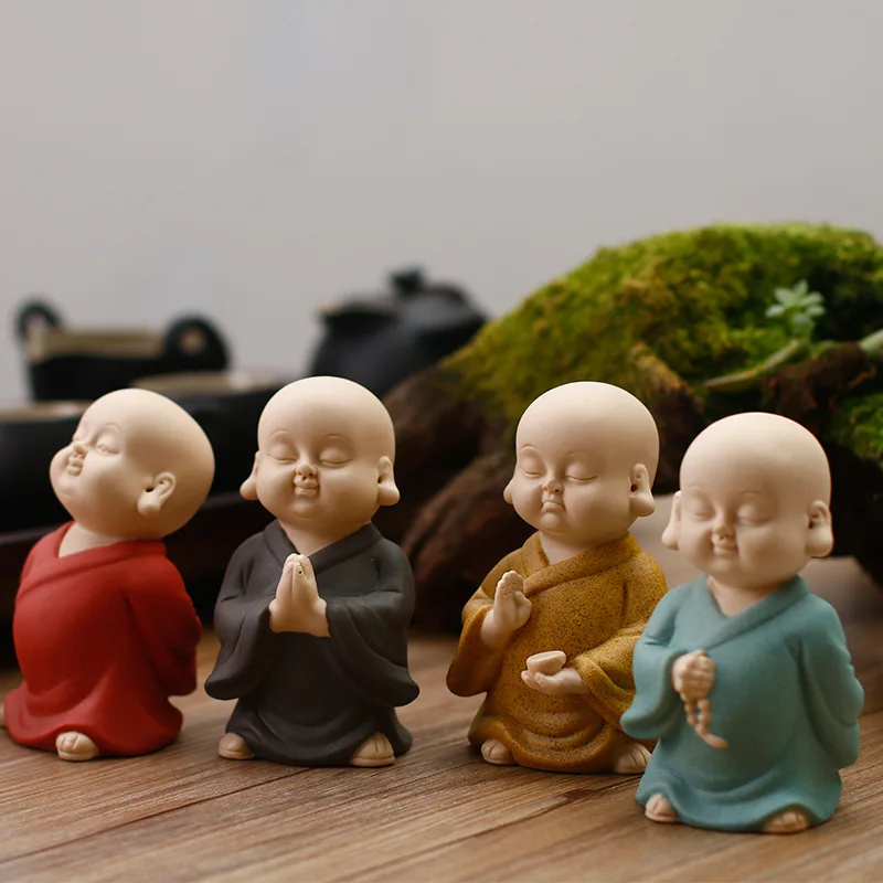 Ceramic Cute Little Monk Statue Zen Little Monk Purple Clay Tea Pet Home Living Room Bedroom Decoration Statue Chinese Gift
Ceramic Cute Little Monk Statue Zen Little Monk Purple Clay Tea Pet Home Living Room Bedroom Decoration Statue Chinese Gift